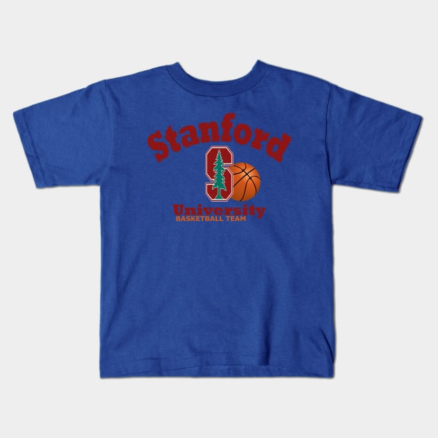 basketball from stanford university Kids T-Shirt by AMIN